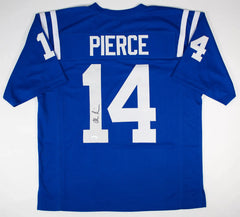 Alec Pierce Signed Indianapolis Colt Jersey (SA COA) 2022 2nd Round Draft Pk W.R