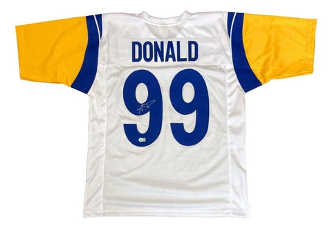 Aaron Donald Signed Los Angeles Rams Jersey (Beckett) 7xPro Bowl Defensive End
