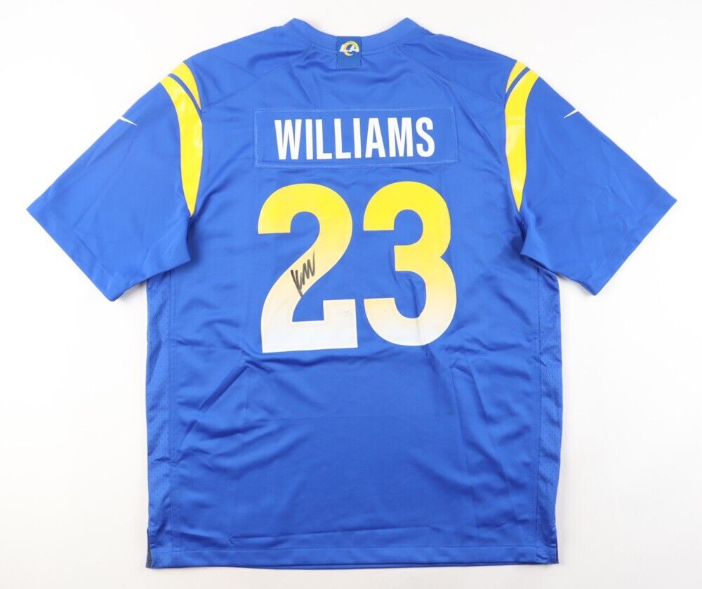Kyren Williams Signed Los Angeles Rams Nike Jersey (Beckett) 2023 Pro Bowl R.B.