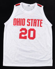 Greg Oden Signed Ohio State Buckeyes Jersey (Playball Ink) 2007 #1 Overall Pick