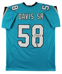 Thomas Davis Sr. Signed Carolina Panthers Jersey (Beckett) 3×Pro Bowl L B