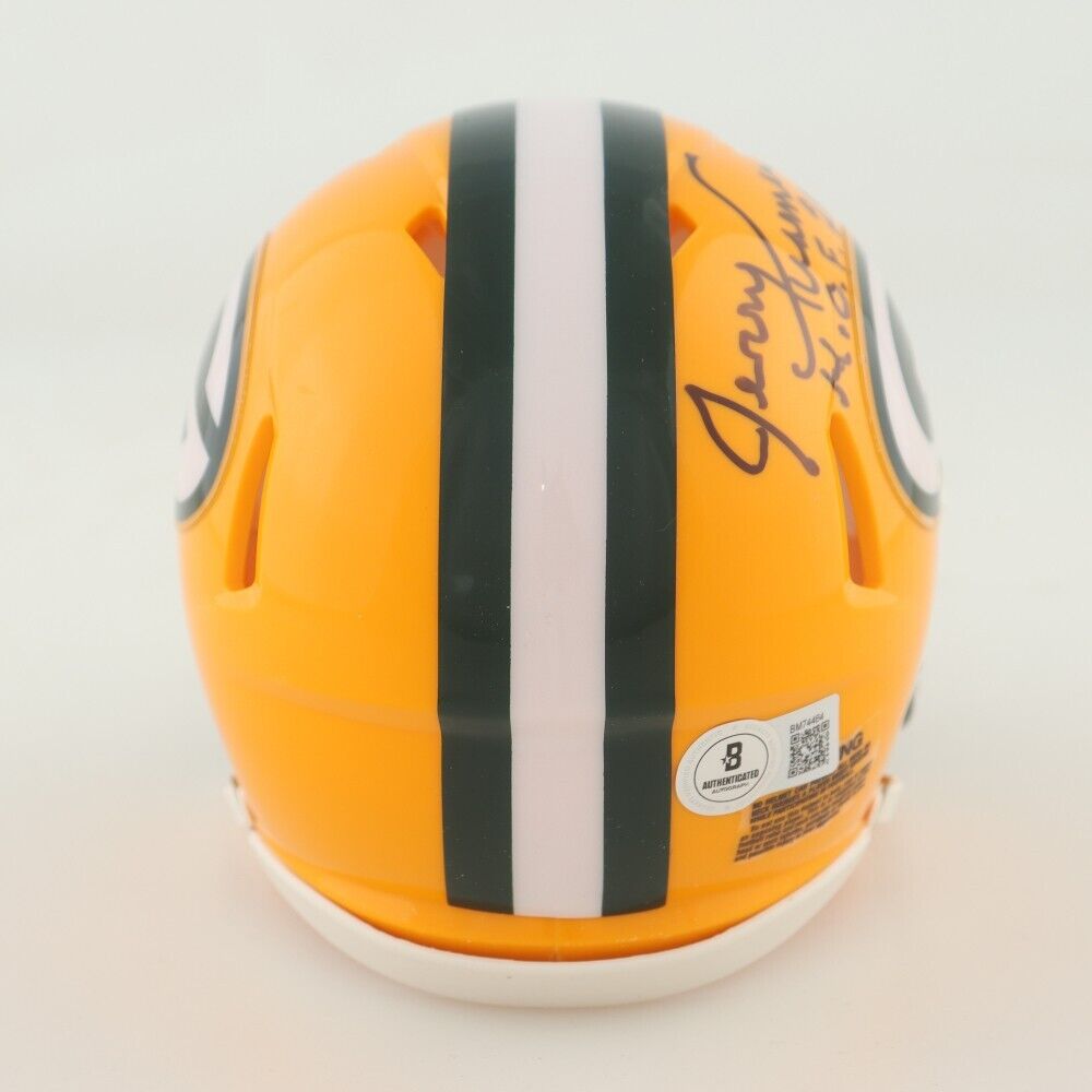 Jerry Kramer Signed Green Bay Packers Speed Mini Helmet "H.O.F. 2018" (Beckett)