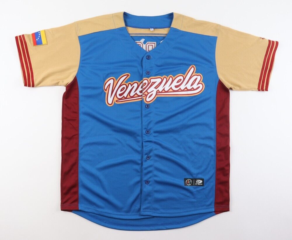 Luis Garcia Signed Team Venezuela World Baseball Classic Jersey (JSA COA) Astros