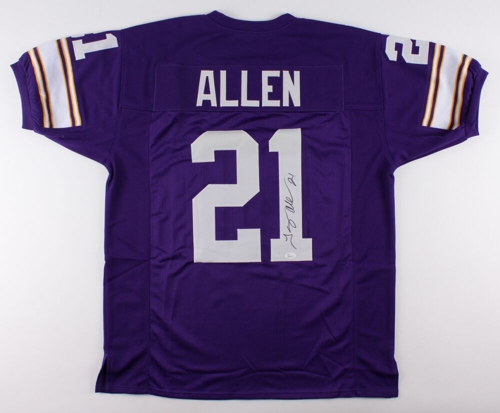 Fran Tarkenton Signed Minnesota Vikings Jersey Inscribed "HOF 86" (JSA COA) Q.B.
