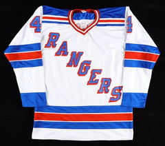 Ron Greschner Signed New York Rangers Jersey "NY Rangers Captain 86/87 (JSA COA)