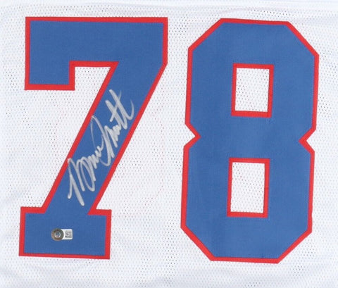 Bruce Smith Signed Buffalo Bills Jersey (Beckett) NFL All-Time Sack Leader w/200