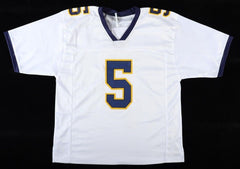 Pat White Signed West Virginia Mountaineers Jersey (JSA COA) Miami Dolphins Q.B.