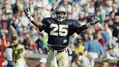 Raghib Rocket Ismail Signed Notre Dame Jersey Play Like A Champion Today Beckett