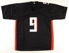 Michael Penix Jr Signed Falcons Jersey (Beckett) #8 Overall Pick 2024 NFL Draft