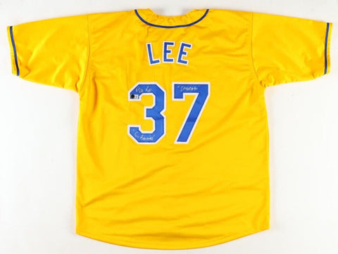Bill Lee Signed Savannah Jersey Inscribed "60 Bananas" & "Spaceman" (Beckett)