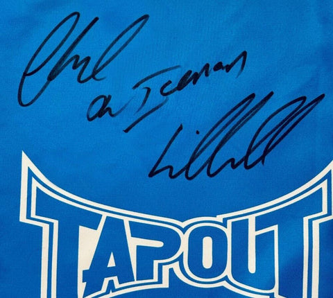 Chuck “The Iceman” Liddell Signed UFC Trunks (PSA COA) Light Heavyweight Champ