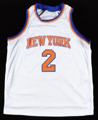 Miles McBride Signed New York Knicks Black Jersey (Beckett) 2021 NBA Draft Pick