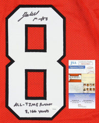 Jaleel McLaughlin Signed Youngstown State Penguins Jersey /2xInscribed (JSA COA)