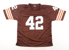 Paul Warfield Signed Cleveland Browns Jersey (Playball Ink Hologram) H.O.F. W.R.