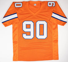 Neil Smith Signed Denver Broncos Jersey (JSA COA) 6×Pro Bowl Defensive End