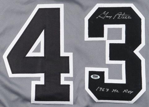 Gary Peters Signed Chicago White Sox Road Jersey "1963 AL ROY" (RSA Hologram)