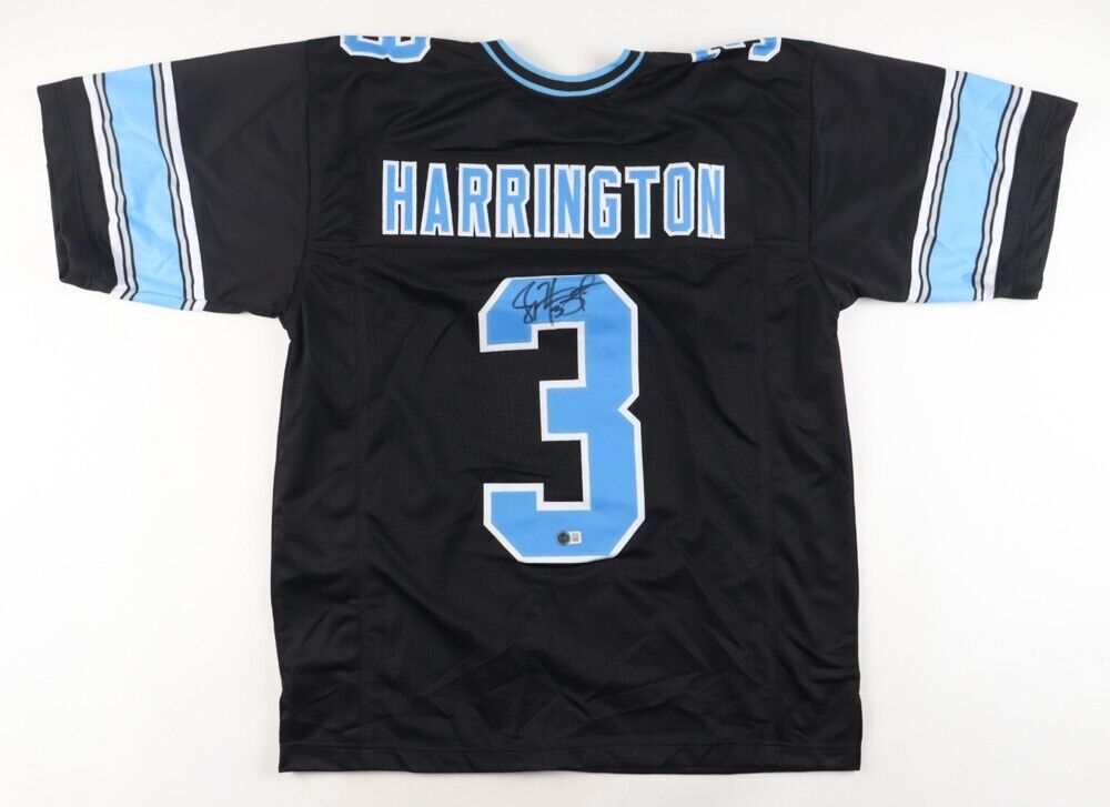 Joey Harrington Signed Detroit Lions Jersey (Beckett) 2002 3 Overall