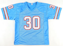 Mike Rozier Signed Houston Oilers Jersey Inscribed "2x Pro Bowl" (PSA) Nebraska
