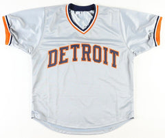 Darrell Evans Signed Detroit Tigers Jersey (Beckett) 1984 W.S. Champs 1B, 3B, DH