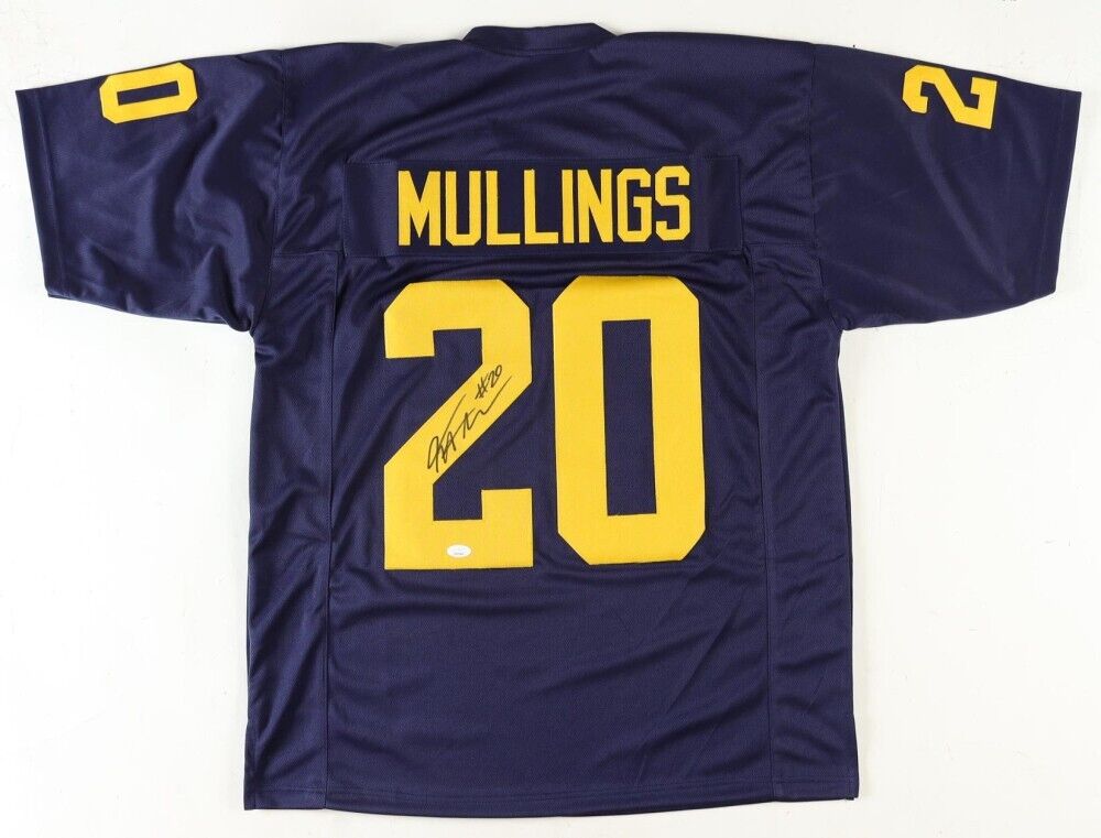 Kalel Mullings Signed Michigan Wolverines Jersey (JSA COA) 2023 National Champs