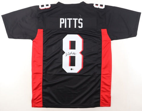 Kyle Pitts Signed Atlanta Falcons Jersey (Beckett) Pro Bowl Tight End / Ex Gator