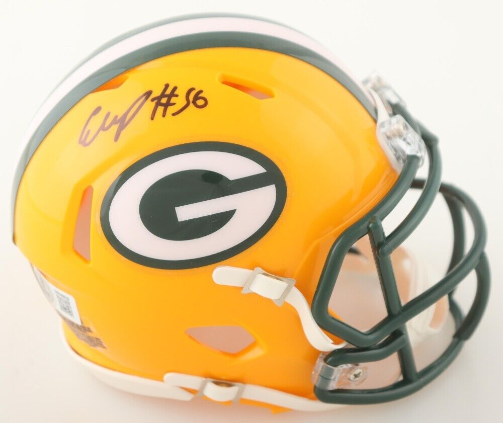 Edgerrin Cooper Signed Green Bay Packers Mini Helmet (Beckett) Ex-Texas A&M L.B.