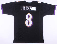 Lamar Jackson Signed Baltimore Ravens Black Jersey (JSA COA) 2016 Heisman Trophy