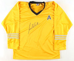 William Shatner Signed "Star Trek" Prop Uniform Shirt (PSA) Captain James T Kirk