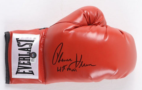 Thomas Hearns Signed Everlast Boxing Glove "Hitman" (Beckett COA) 61-5 Record