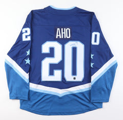 Sebastian Aho Signed 2022 NHL All Star Game Jersey (COJO) Carolina Hurricanes