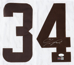 Jerome Ford Signed Cleveland Browns White Jersey (JSA) Running Back