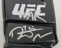 Dustin Poirier “War” Signed UFC Glove (JSA COA) MMA Record 30-9