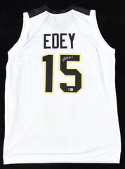 Zach Edey Signed Purdue Boilermakers Jersey (Beckett)2024 Grizzlies Top Draft Pk