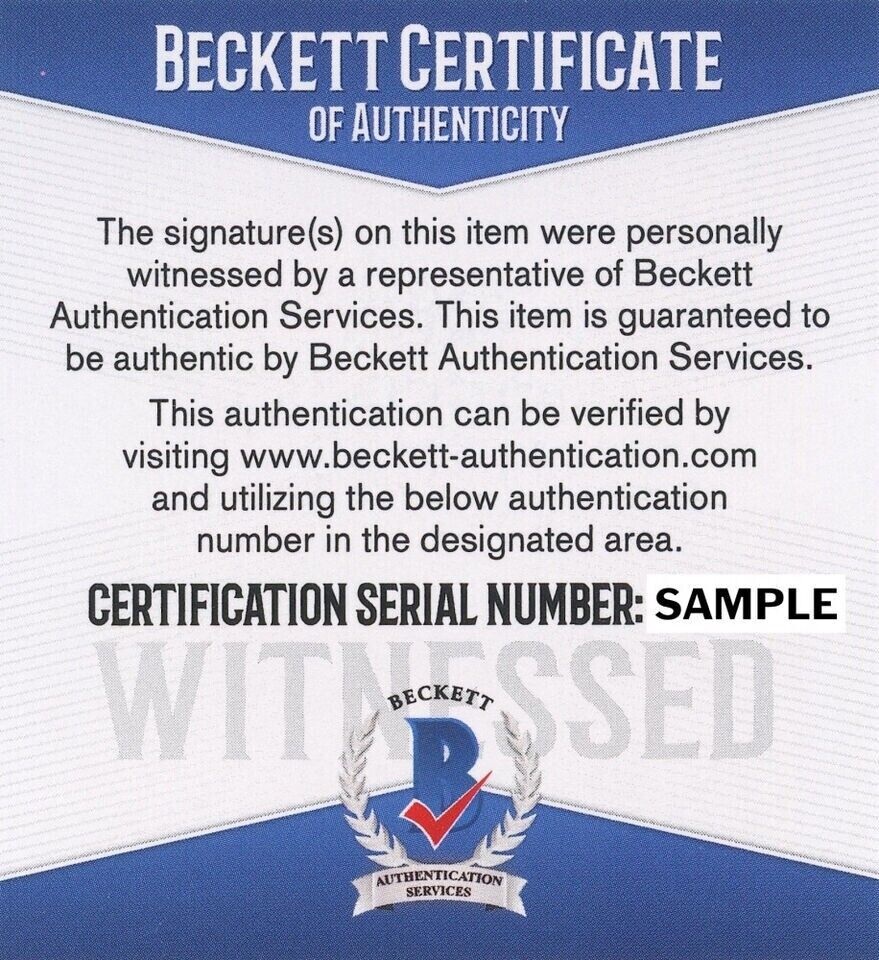 Dick Butkus Signed Chicago Bears Career Stat Jersey (Beckett COA) 8×Pro Bowl L.B