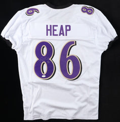 Todd Heap Signed Baltimore Ravens Pro Cut Jersey (JSA) 2xPro Bowl Tight End