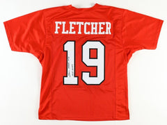 Simon Fletcher Signed Houston Cougars Jersey (JSA) Denver Broncos Linebacker