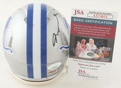 Jameson Williams Signed Detroit Lions Speed Mini Helmet (JSA & PIA Holograms) WR