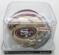 John Taylor Signed San Francisco 49ers Mini Helmet (JSA COA) 3×Super Bowl Champ