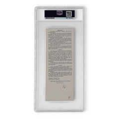 Chipper Jones Signed 1991 All-Star Game Ticket (PSA Autograph Graded 10) Braves