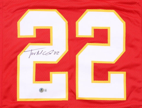 Trent McDuffie Signed Kansas City Chiefs Red Jersey (Beckett) 2022 1st Round Pck