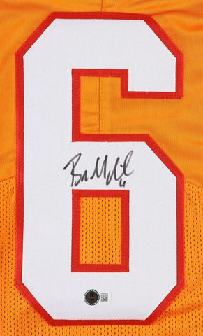 Baker Mayfield Signed Tampa Bay Buccaneers Throwback Creamsicle Jersey (Beckett)