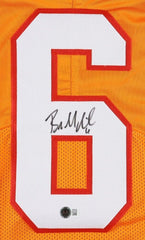 Baker Mayfield Signed Tampa Bay Buccaneers Throwback Creamsicle Jersey (Beckett)