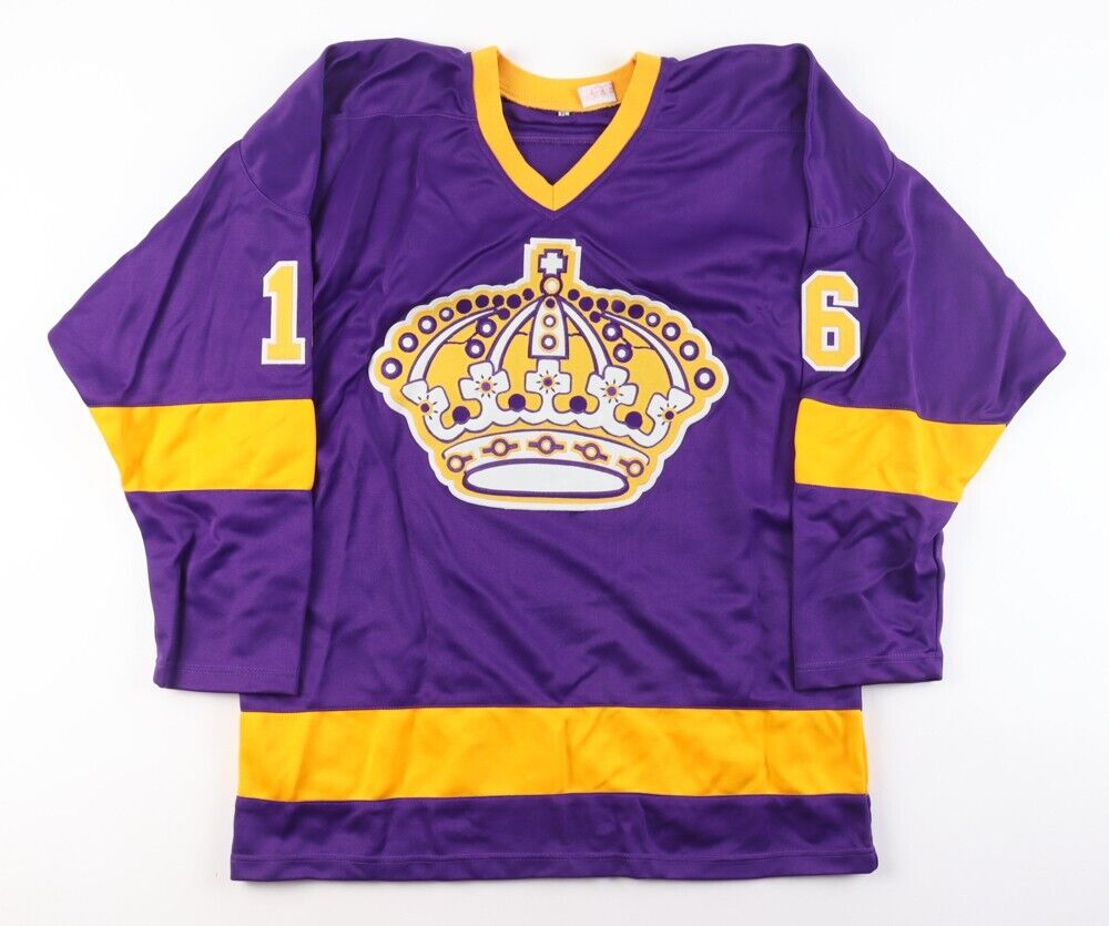 Marcel Dionne Signed Los Angeles Kings Purple Jersey Inscribed "HOF 92"(JSA COA)