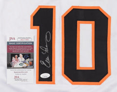 Evan Longoria Signed San Francisco Giants Photo Jersey (JSA COA) 3×All-Star 3B