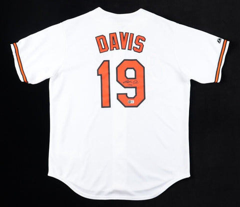 Chris Davis Signed Baltimore Orioles Jersey "Crash" (Beckett) 2×MLB HR Leader