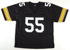 Joey Porter Sr Signed Pittsburgh Steelers Jersey (JSA COA) Pro Bowl Linebacker