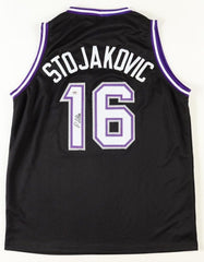 Peja Stojakovic Signed Sacramento Kings Jersey (PSA) 3xNBA All Star Forward