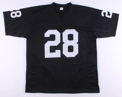 Josh Jacobs Signed Oakland Raiders Jersey (Beckett COA) Alabama Crimson Tide RB