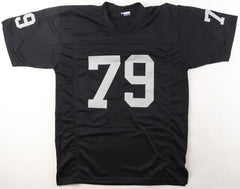 Bob Golic Signed Los Angeles Raiders Jersey (Beckett) 3×Pro Bowl Def. Tackle