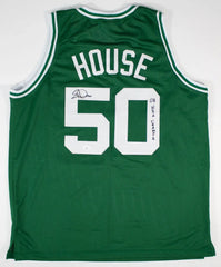 Eddie House “2008 NBA Champs” Signed Boston Celtics Green Home Jersey (JSA COA)